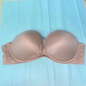VICTORIA'S SECRET STRAPLESS BRA - 38C